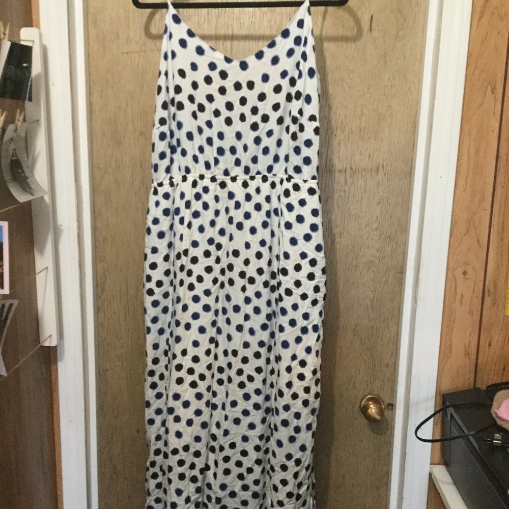 Maxi bohemian lined beachy side slits maxi dress size 1X